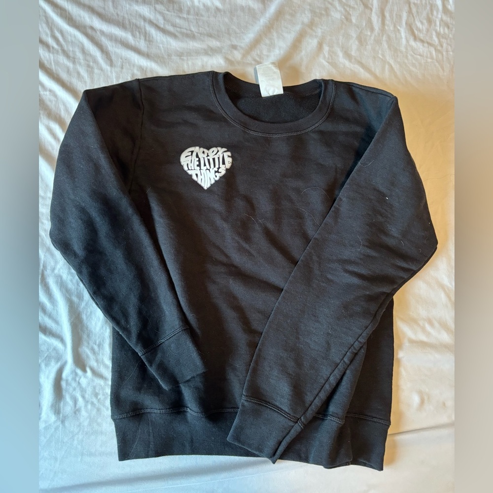 “enjoy the little things” crewneck